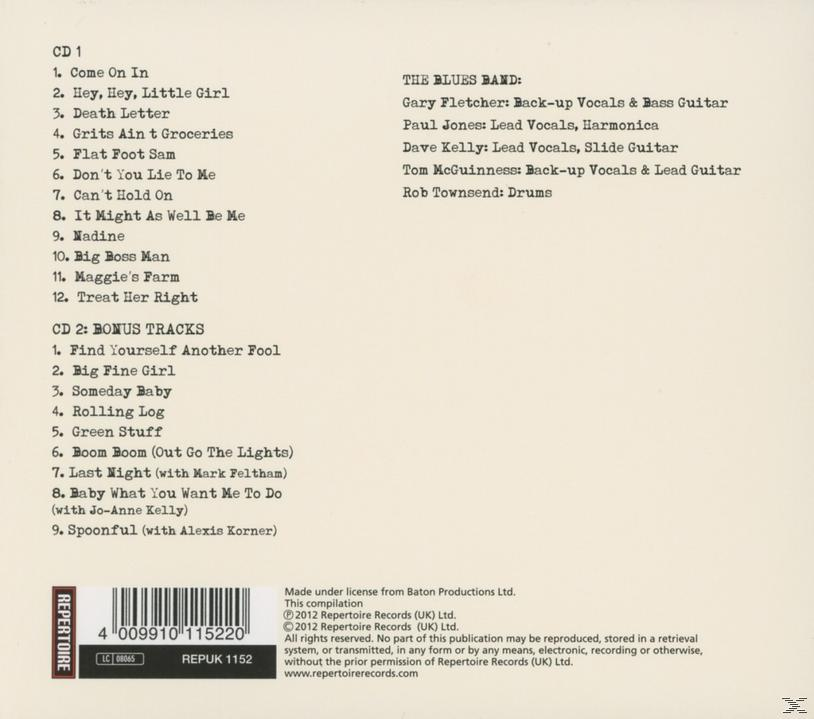The Blues Band - Bye Bye Blues  - (CD)