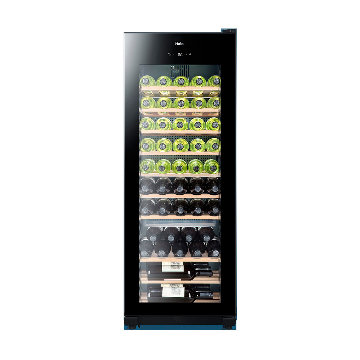 HAIER WS50GA Weinklimaschrank (167 l EEK G, Schwarz)