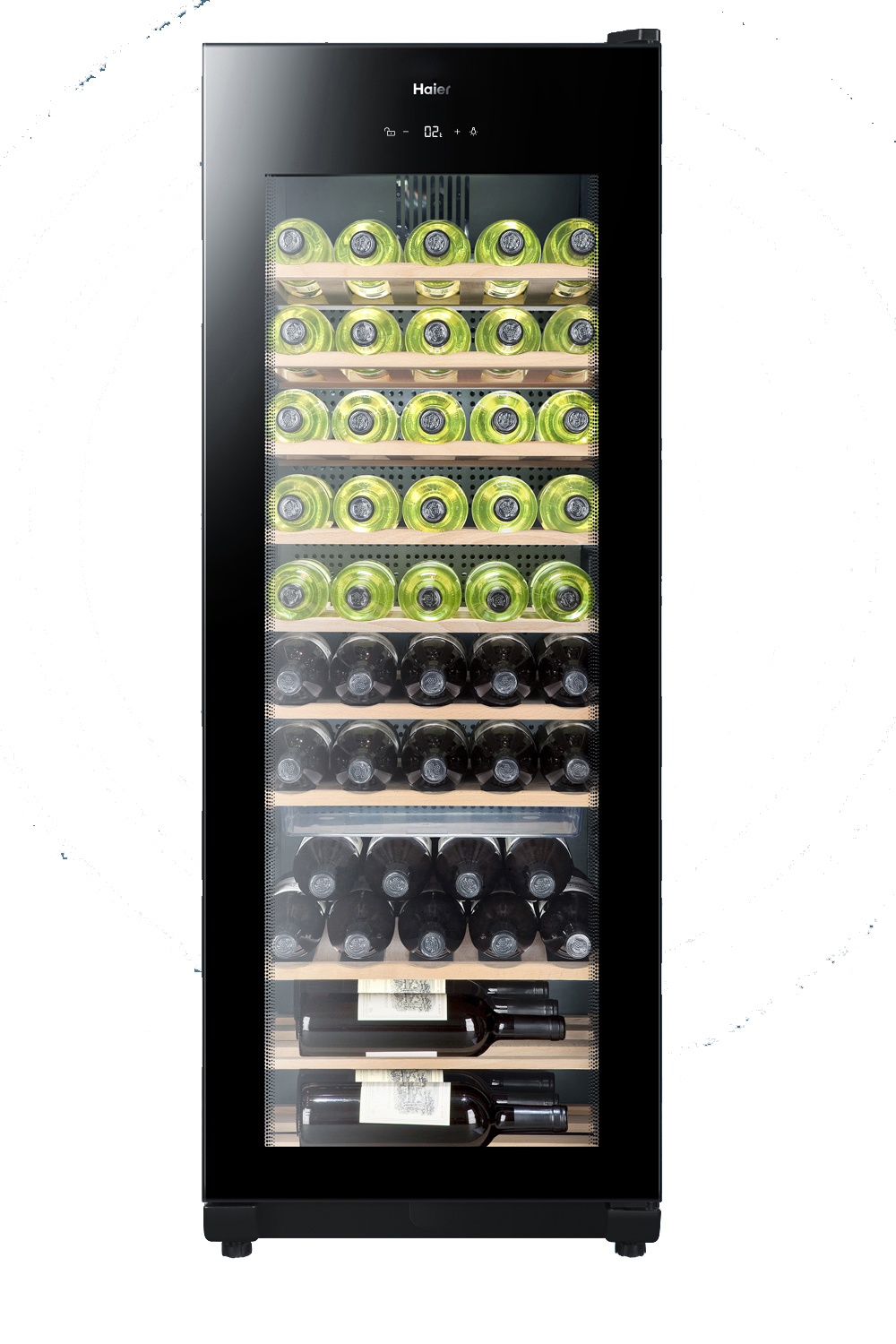 HAIER WS50GA Weinklimaschrank (167 l EEK G, Schwarz)