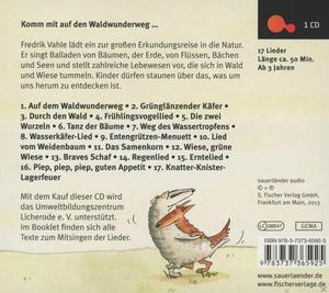 Fredrik Vahle - Durch den Wald ...  - (CD)