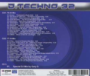 VARIOUS - Gary D. Presents D. Techno 32  - (CD)