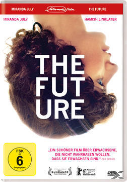 DVD-Cover mit dem verkehrt herum dargestellten Gesicht einer Frau und dem Titel 'The Future'. FSK 6.