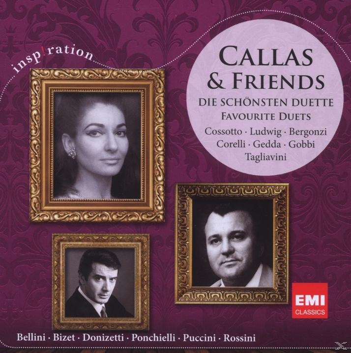 Maria Callas, Franco Corelli, Carlo Bergonzi - CALLAS & FRIENDS - DUETTE  - (CD)