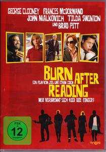 Ein DVD-Cover mit Text und Bildern auf rotem Hintergrund.