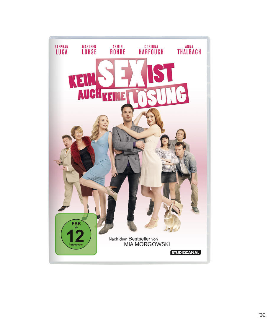 DVD-Cover 'Kein Sex ist auch keine Lösung'. Schauspieler und Text auf weißem Hintergrund.