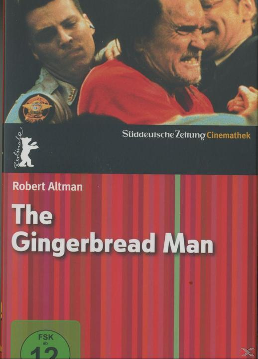 DVD-Cover für 'The Gingerbread Man' mit einem Mann und dem Titel.