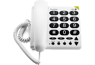 DORO PhoneEasy 311c - Téléphone de bureau (Blanc)