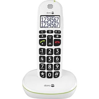 DORO doro PhoneEasy 110 - Telefono fisso - Display: 23x38 mm - Bianco -  (Bianco)