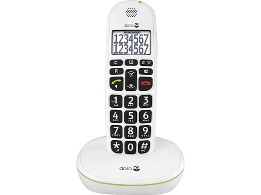 DORO doro PhoneEasy 110 - Téléphone fixe - Écran: 23x38 mm - Blanc -  (Blanc)