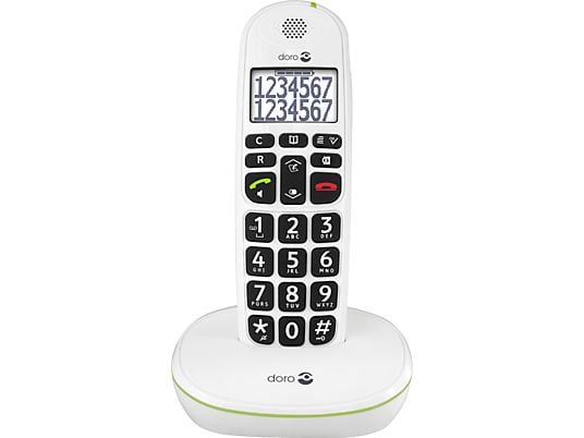 DORO doro PhoneEasy 110 - Telefono fisso - Display: 23x38 mm - Bianco -  (Bianco)