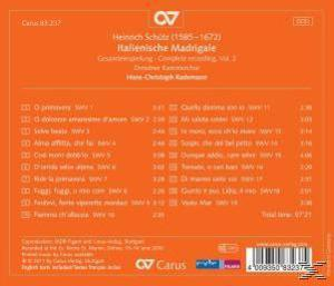 CD-Rückseite. Oranger Hintergrund mit deutschem Text und Titelliste. Enthält Barcode und Logo.