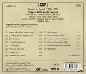 York/Taylor/Lyon/Harvey/Halls/Gächinger - Marienvesper  - (CD)