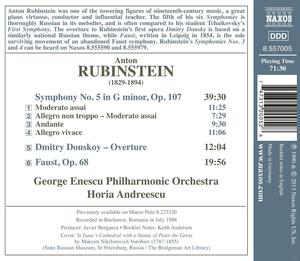Rückseite einer CD mit Songtiteln und einer Liste von Credits. Text in englischer Sprache.