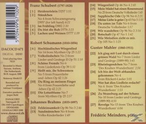 Frederic Meinders - Liedtranskriptionen  - (CD)
