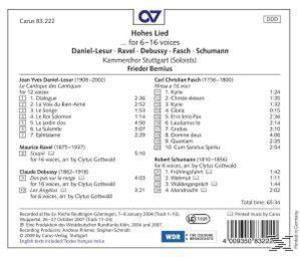 Kammerchor Stuttgart, Bernius/Kammerchor Stuttgart - Hohes Lied  - (CD)