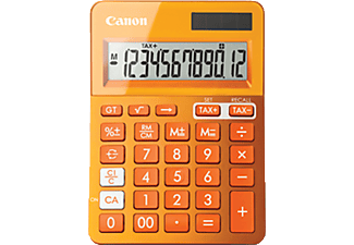 CANON LS-123K számológép, metálfényű narancs