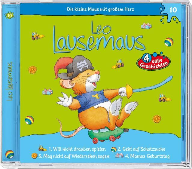 CD-Cover, Leo die Maus-Cartoon, Maus mit Piratenhut.