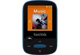 SANDISK Sansa Clip Sport - MP3 Player (8 GB, Blau)