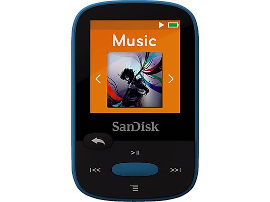 SANDISK Sansa Clip Sport - Lettore MP3 (8 GB, Blu)