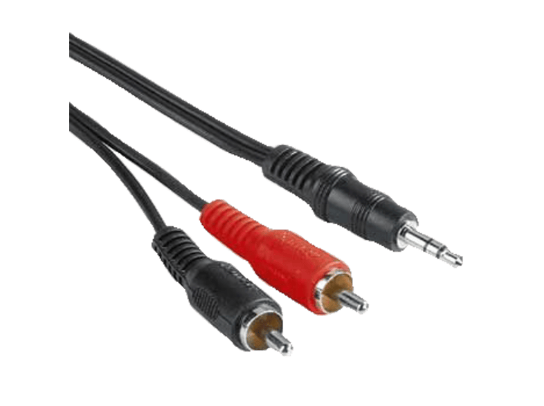 Hama Audio Kabel 3 5 Mm Klinken Stecker 2 Cinch Stecker 2 M