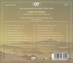 Stegmann & Berliner Vokalensemble - Lieder Mit Worten (Gemischter Chor)  - (CD)
