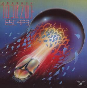Albumcover für 'Escape' von Journey, mit einem großen, farbenfrohen, abstrakten Design mit Lichtausbruch.