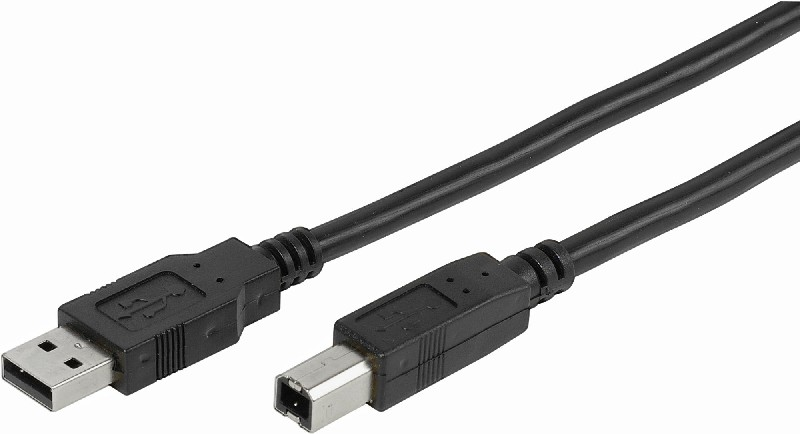 Vivanco Usb 2.0 compatible connection cable 1.8 m 1.8m a b 45206 18m u4 18