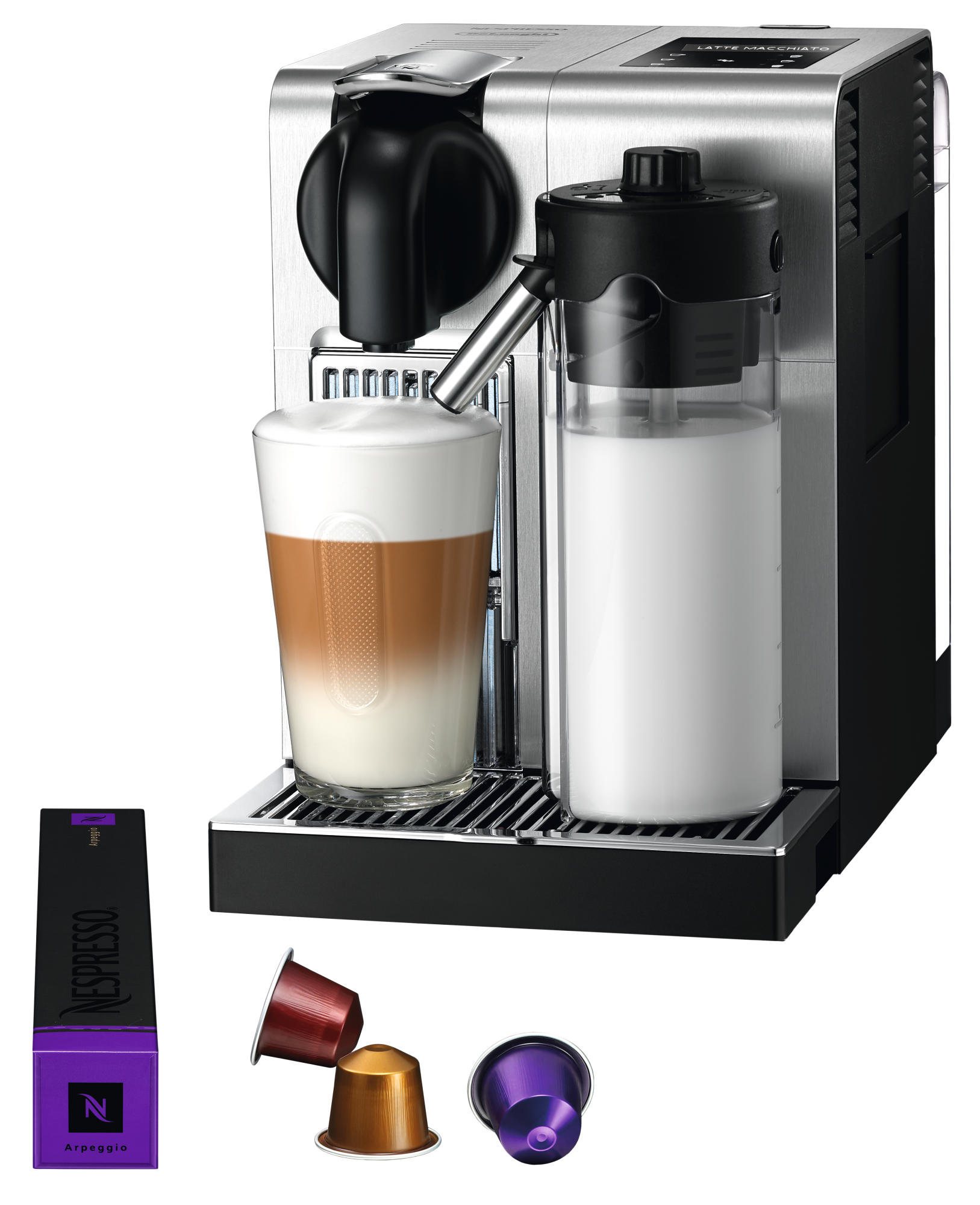 Cafetera de cápsulas - Nespresso De Longhi EN750 MB LATISSIMA PRO Presión de 19 bares,