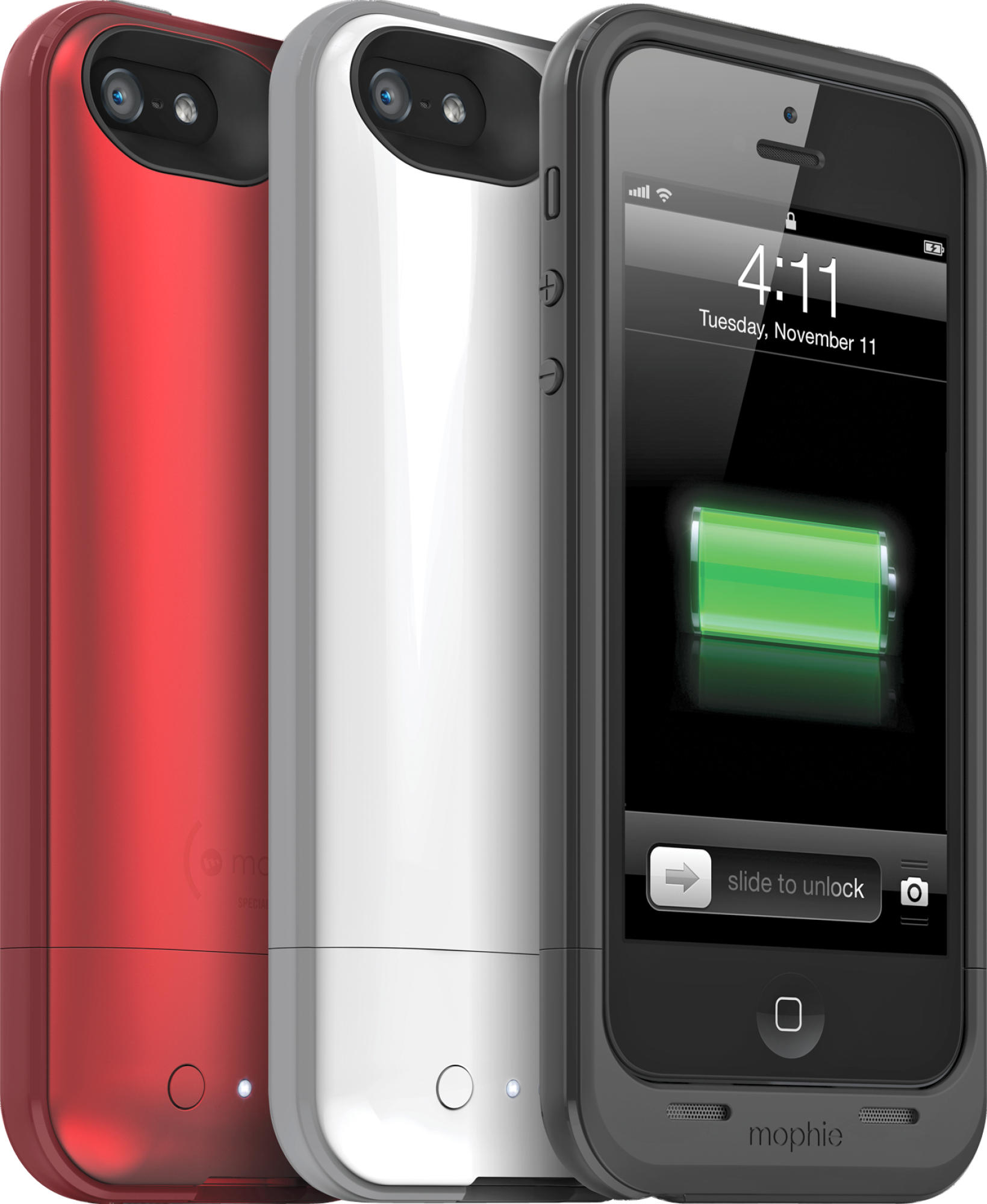 MOPHIE MP.2395.JPP.IP5.BLK. iPhone5 Şarjlı Kılıf 2100mAh Siyah