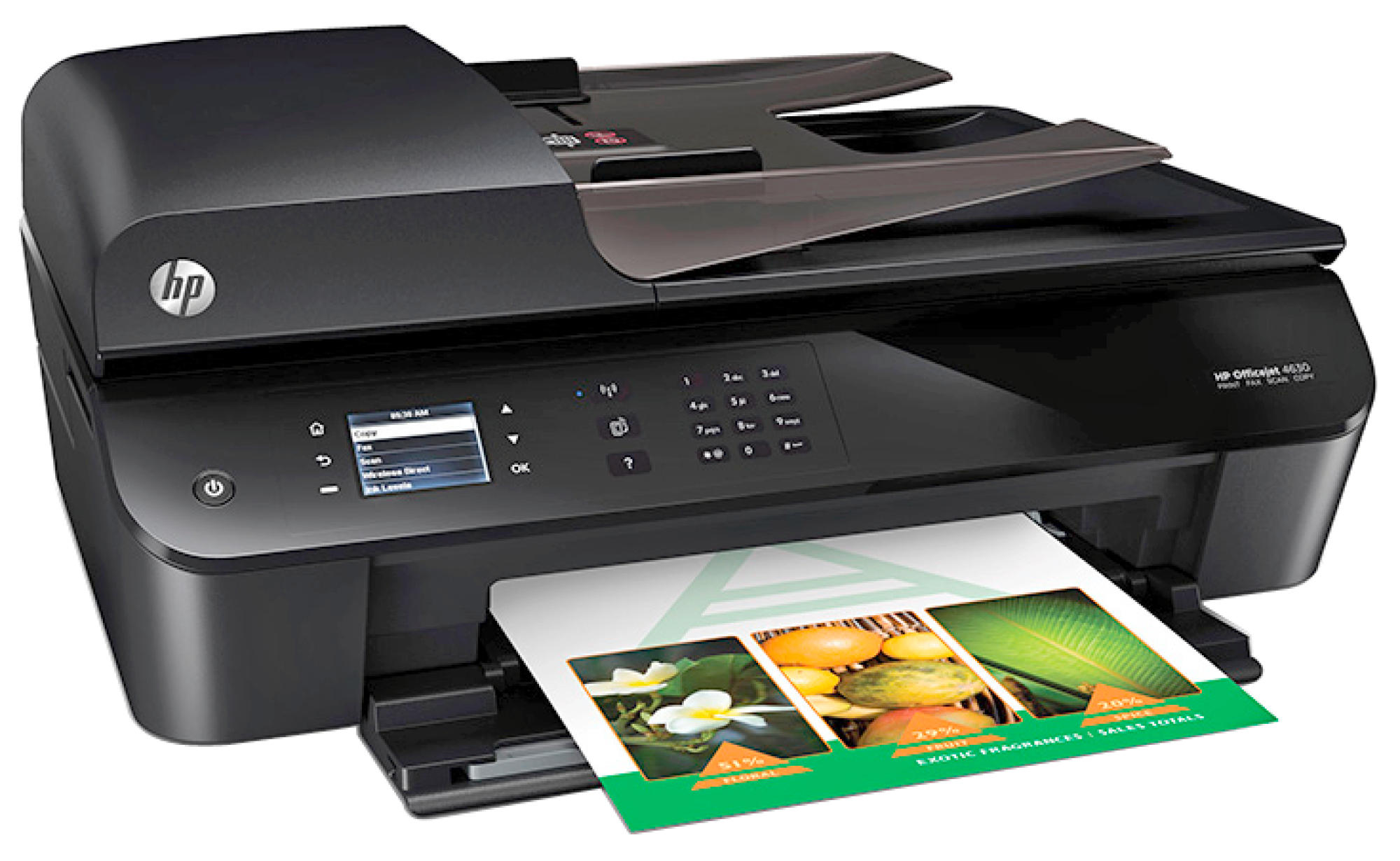 Impresora Multifunción- HP Officejet 4630 WiFi, USB e impresión móvil