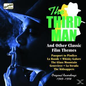 Albumcover mit einem Mann, der eine Zigarette raucht. Text: The Third Man, And Other Classic Film Themes.