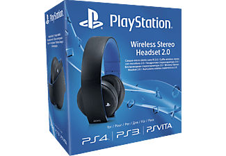 Sony Ps4 Wireless Headset Schwarz Blau Mediamarkt