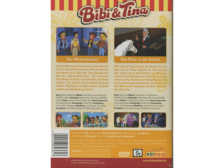 Bibi Und Tina Das Pferd In Der Schule Das Westernturnier Dvd