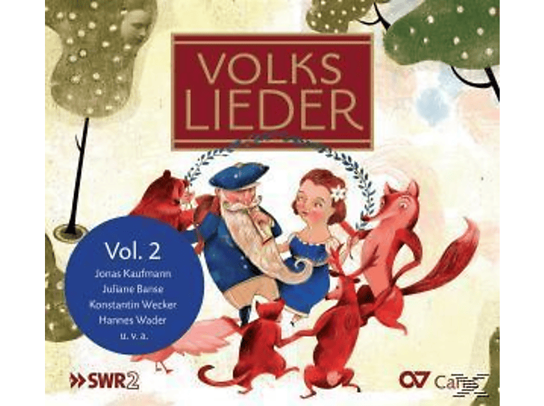Thumbnail - VARIOUS, Kaufmann/Banse/Wecker/Wader/Singer Pur/+ - Volkslieder Vol.2 (CD)