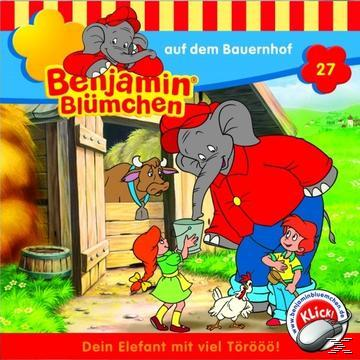 Cartoon-Cover mit einem Elefanten und Kindern in der Nähe eines Stalls. Text auf Deutsch.