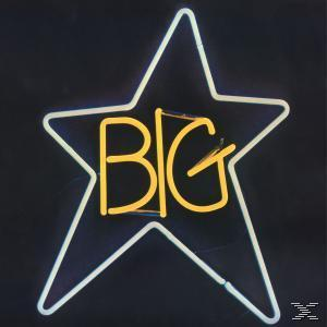 Neon-Schild in Form eines Sterns. Das Wort 'BIG' in gelben Buchstaben im Stern.