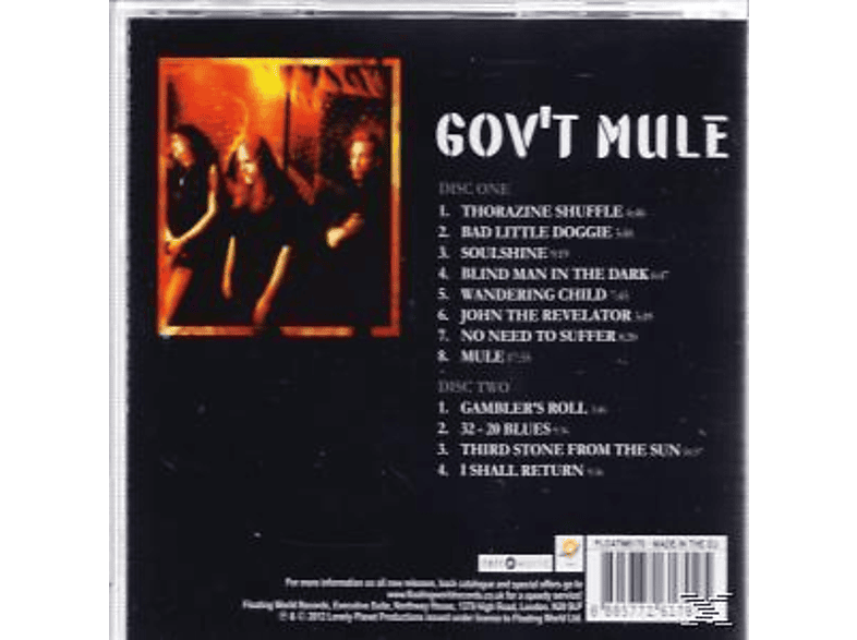 Thumbnail - Gov't Mule - BEST OF THE CAPRICORN YEARS (CD)