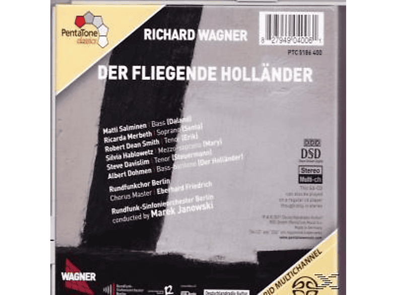 Thumbnail - VARIOUS, M./Dohmen/Merbeth/Rundfunk-Sinfonieorch. Janowski - Der Fliegende Holländer (SACD Hybrid)