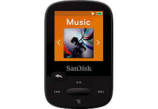 SANDISK Sansa Clip Sport - MP3 Player (8 GB, Schwarz)