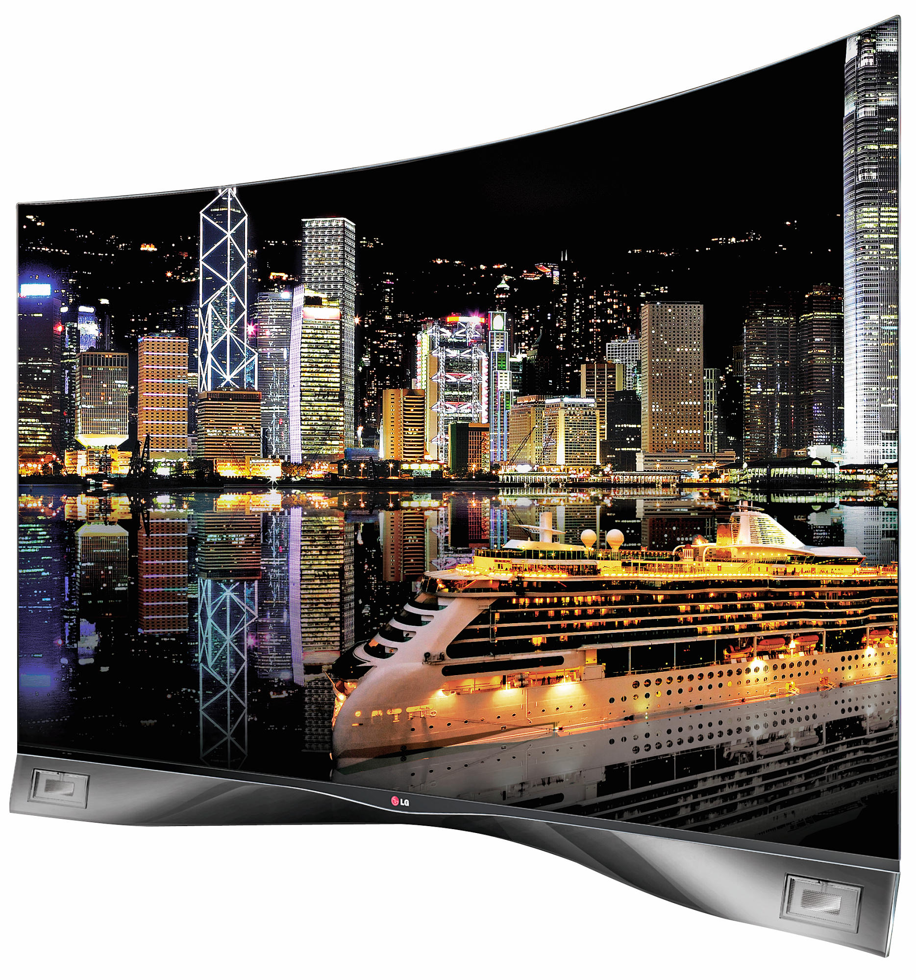 TV LED 55" - LG 55EA980V Curva, Smart TV 4,0, WiFi, 3D, Tecnología WRGB