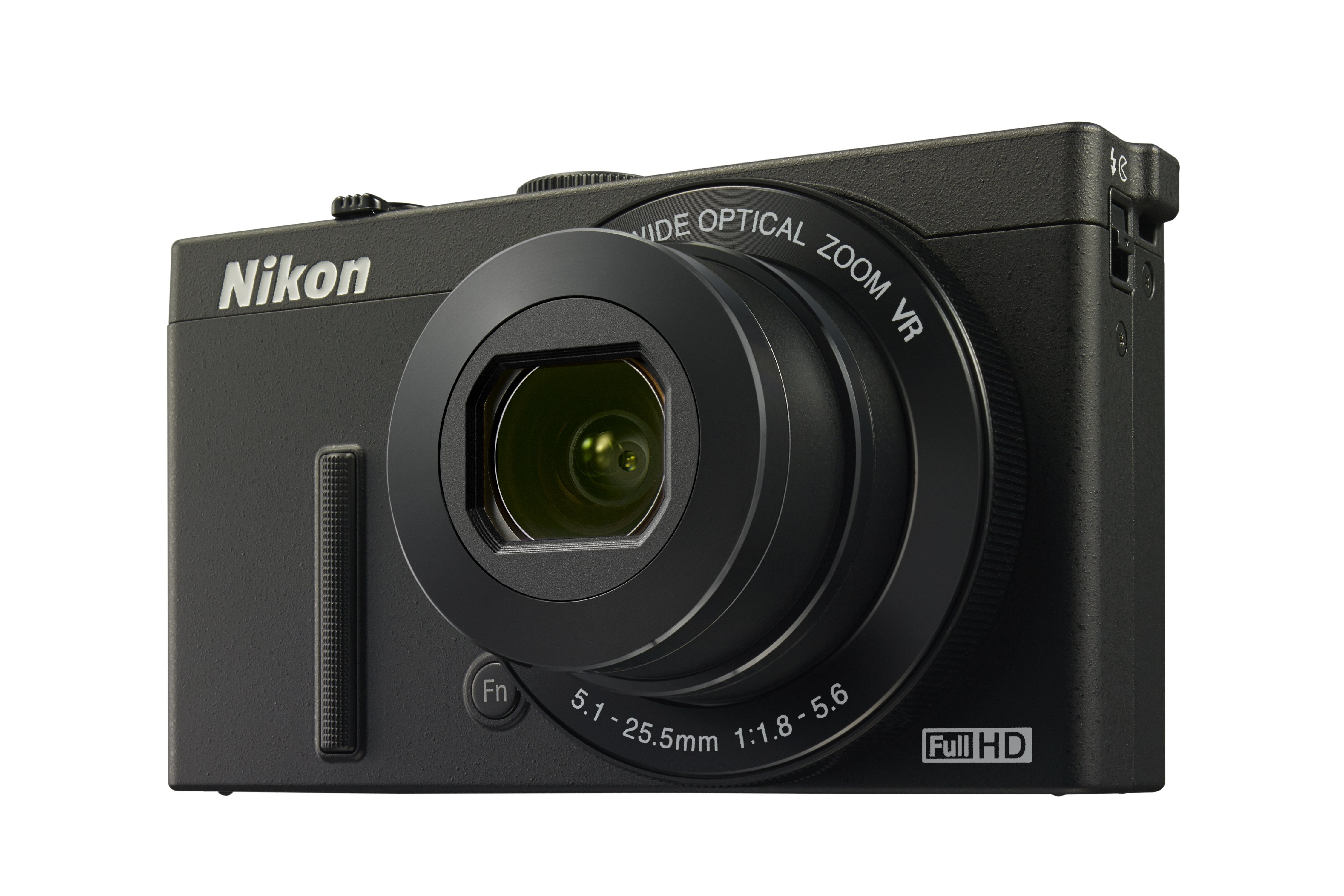 NIKON Coolpix P 340 schwarz Kompaktkamera Schwarz, 5x opt. Zoom, TFT-LCD, WLAN