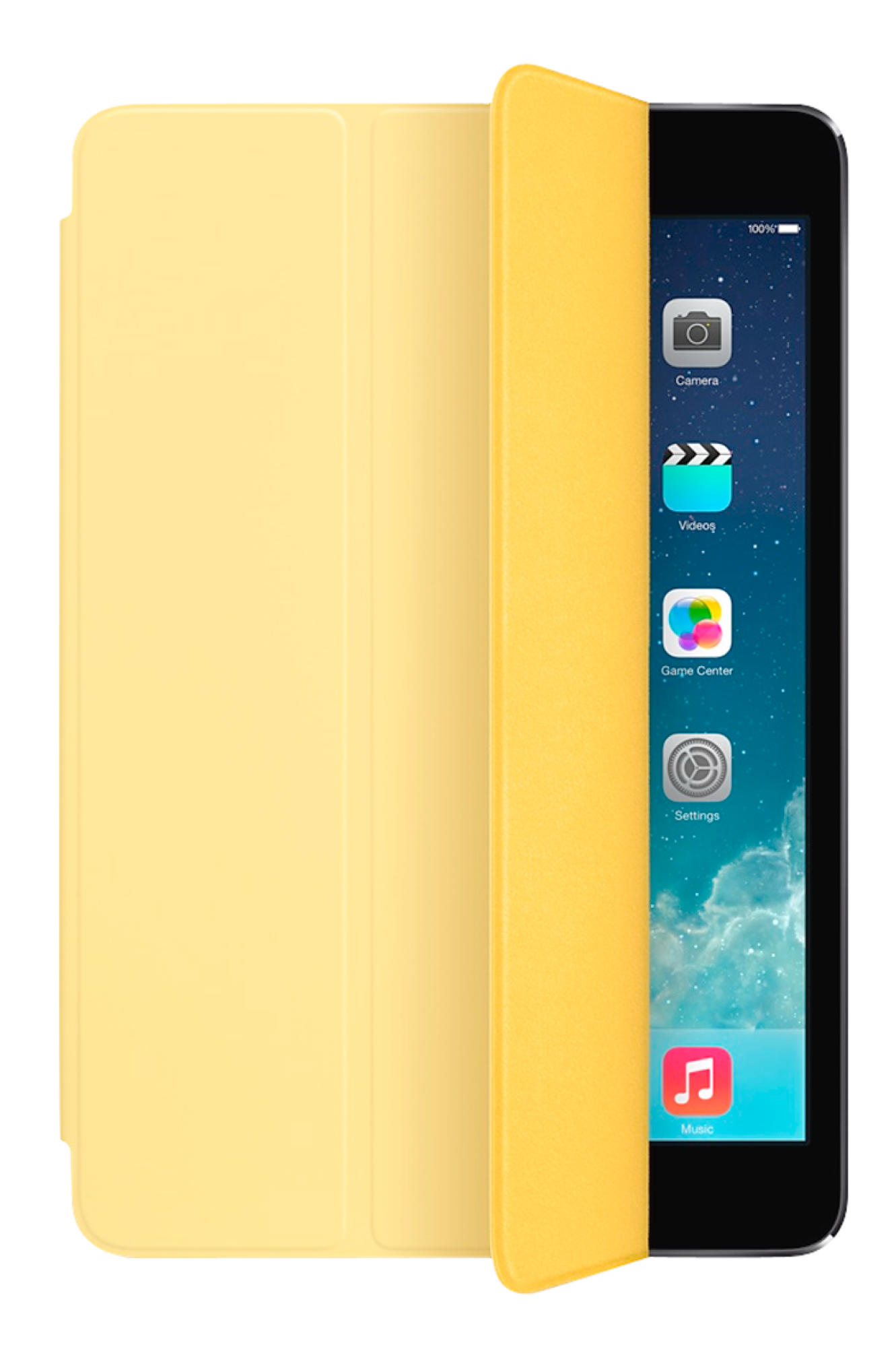 Funda para iPad mini - Apple Smart Cover, función soporte, color amarillo