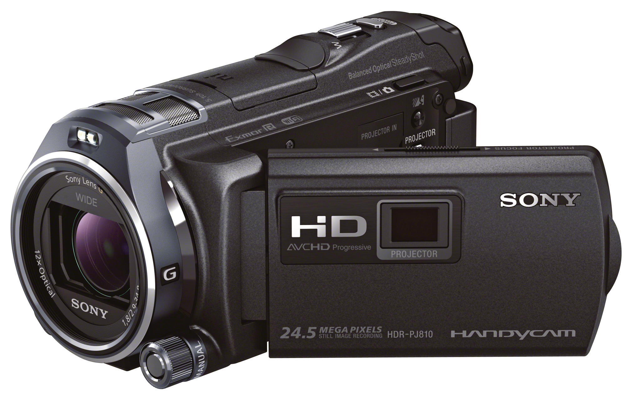 SONY HDR-PJ 810 EB Camcorder , Exmor R CMOS 6,14 Megapixel, 12xopt. Zoom