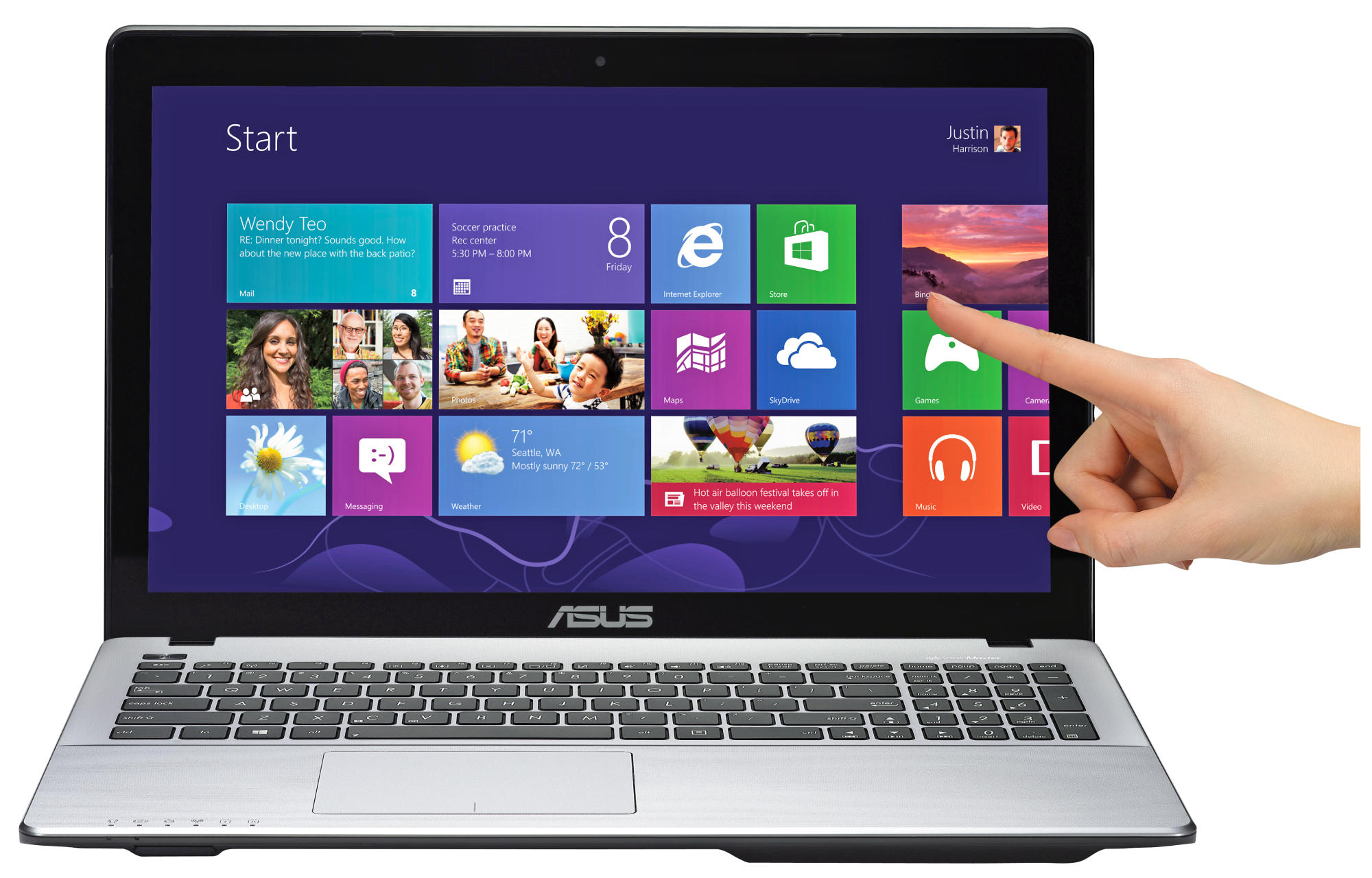 Ordenador portátil - ASUS F550CA-XX798H, i7, Intel HD