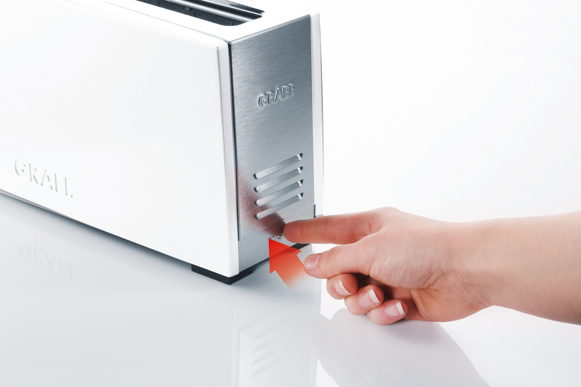 GRAEF TO 91 Toaster Weiß (880 Watt, Schlitze: 1)