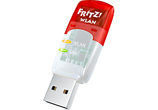 AVM FRITZ!WLAN AC 430 USB STICK - WLAN-USB-Adapter (Weiss/rot)