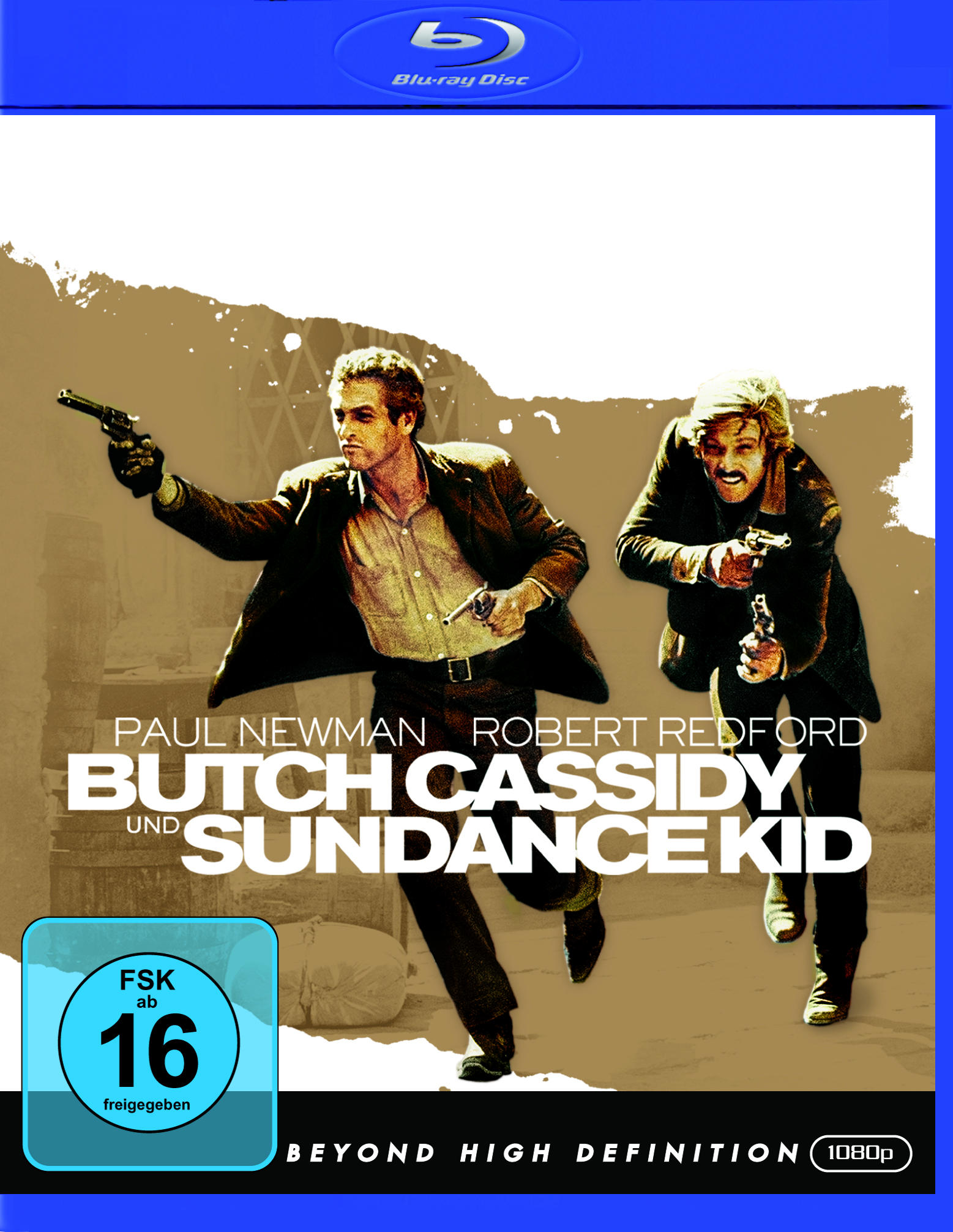 Ein Blu-ray-Disc-Cover des Films "Butch Cassidy and the Sundance Kid".
