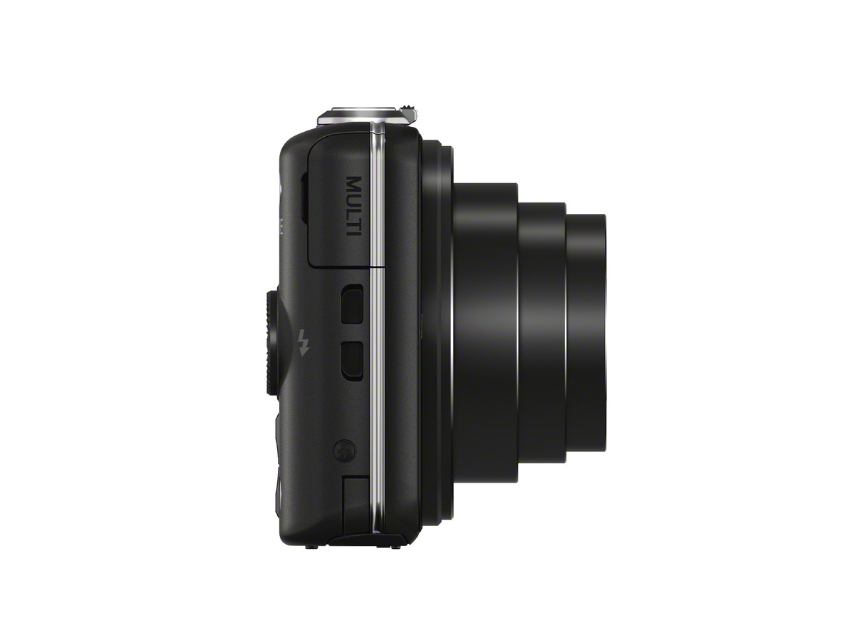 SONY Cyber-shot DSC-WX220 NFC Digitalkamera Schwarz, 10x opt. Zoom, TFT-LCD, Xtra Fine, WLAN