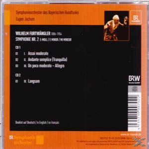 CD-Rückseite. Text: Symphonie Nr. 2. E-Moll/E-Moll. Foto eines Mannes im Anzug.