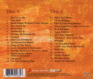 Albumcover, eine Liste von Songtiteln auf braunem und orangefarbenem Hintergrund.